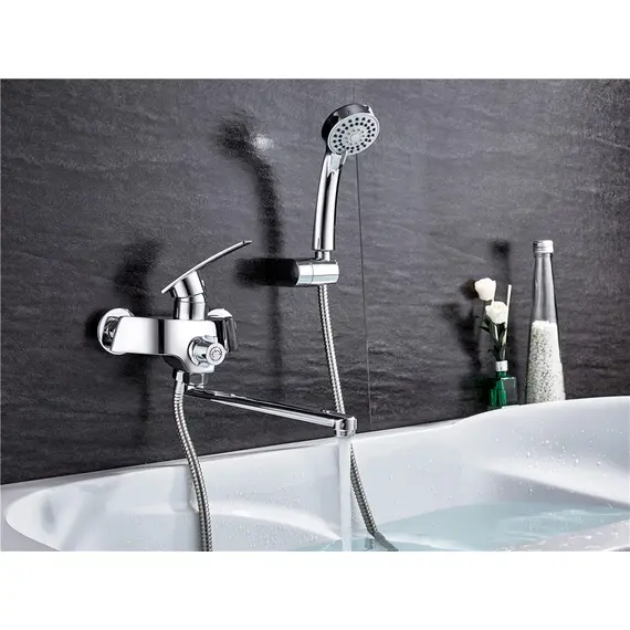 Смеситель для ванны Ledeme H70 L2270 хром, изображение 3