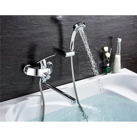 Смеситель для ванны Ledeme H70 L2270 хром, изображение 5