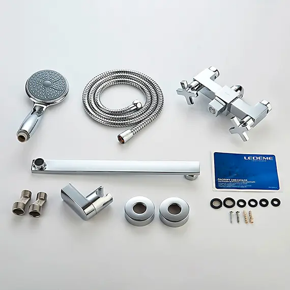Смеситель для ванны Ledeme H84 L2584 хром, изображение 12