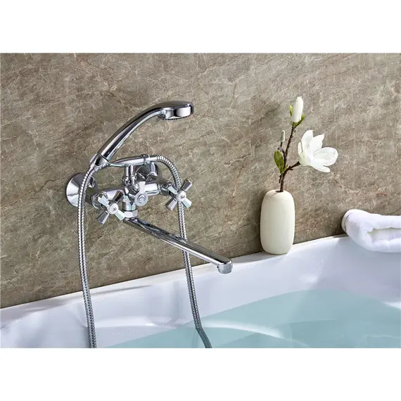 Смеситель для ванны Ledeme H90 L2590 хром, изображение 3