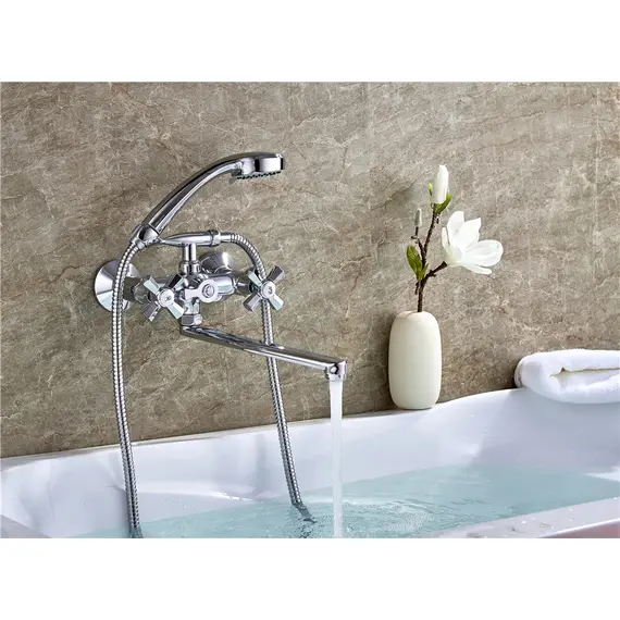 Смеситель для ванны Ledeme H90 L2590 хром, изображение 4