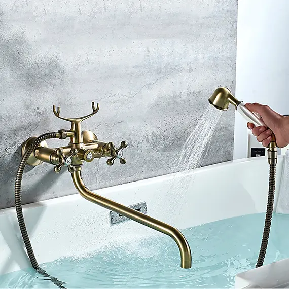 Смеситель для ванны Ledeme H19C L2619C бронзовый, изображение 3