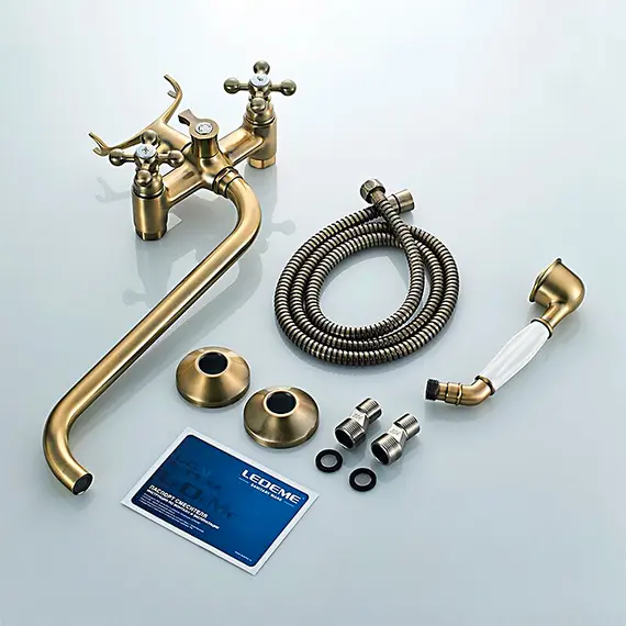 Смеситель для ванны Ledeme H19C L2619C бронзовый, изображение 8