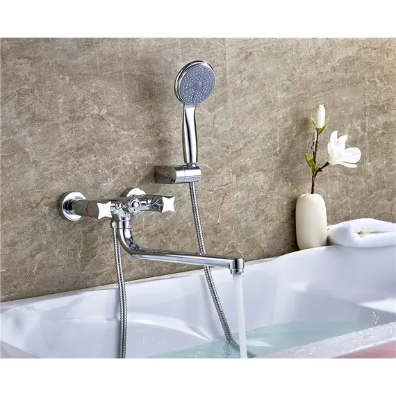 Смеситель для ванны Ledeme H87 L2687 хром, изображение 3