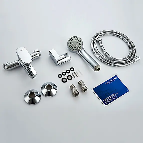 Смеситель для ванны Ledeme L3010 хром, изображение 18