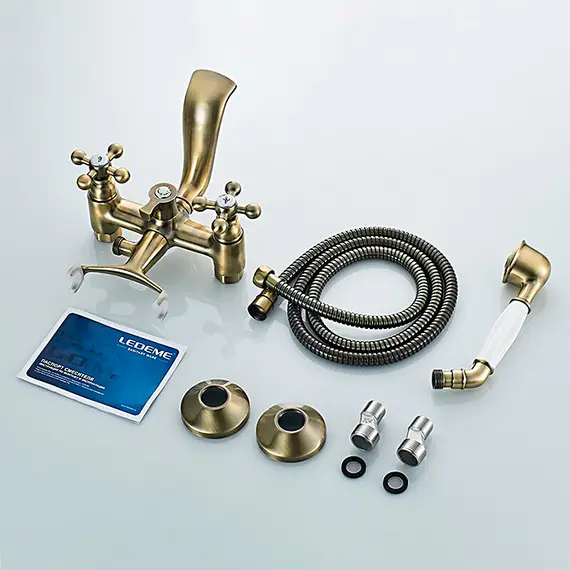 Смеситель для ванны Ledeme H19C L3119C бронзовый, изображение 10