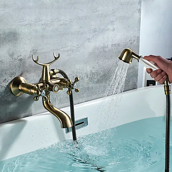 Смеситель для ванны Ledeme H19C L3119C бронзовый, изображение 4