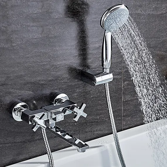 Смеситель для ванны Ledeme H84 L3184 хром, изображение 4