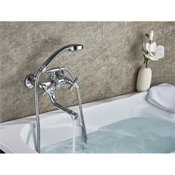 Смеситель для ванны Ledeme H90 L3190 хром, изображение 2