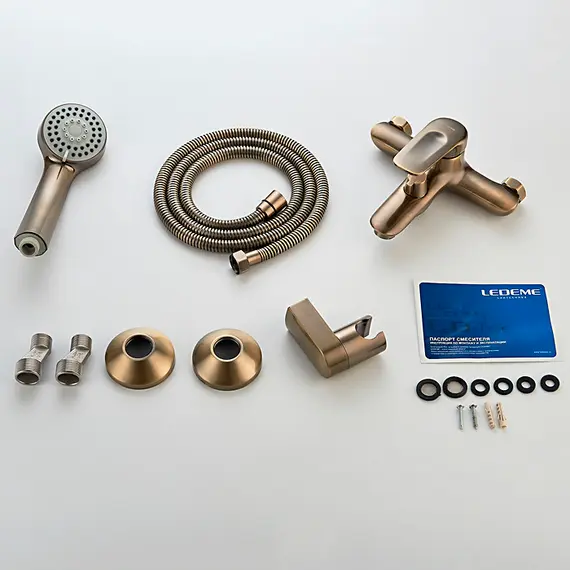 Смеситель для ванны Ledeme H48C L3248C бронзовый, изображение 12