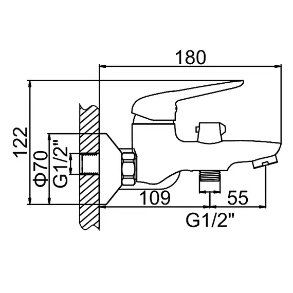Смеситель для ванны Ledeme H48C L3248C бронзовый, изображение 2