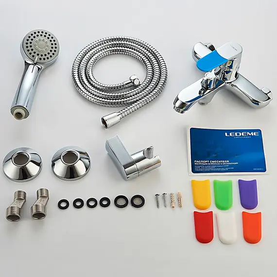 Смеситель для ванны Ledeme H53 L3253 хром, изображение 12