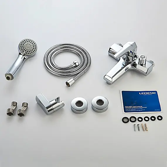 Смеситель для ванны Ledeme L3259 хром, изображение 16