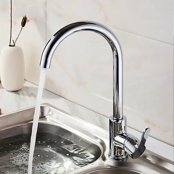 Смеситель для кухни Ledeme H03 L4003 хром, изображение 5