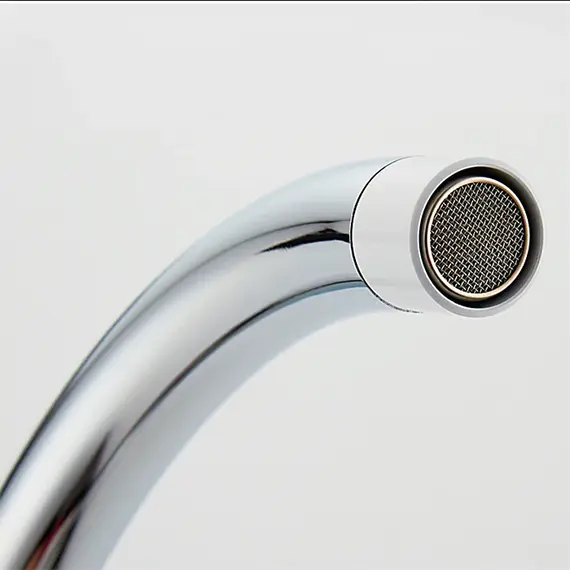 Смеситель для кухни Ledeme H03W L4003W белый/хром, изображение 7