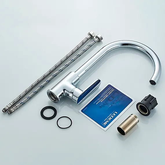 Смеситель для кухни Ledeme H10 L4010 хром, изображение 8