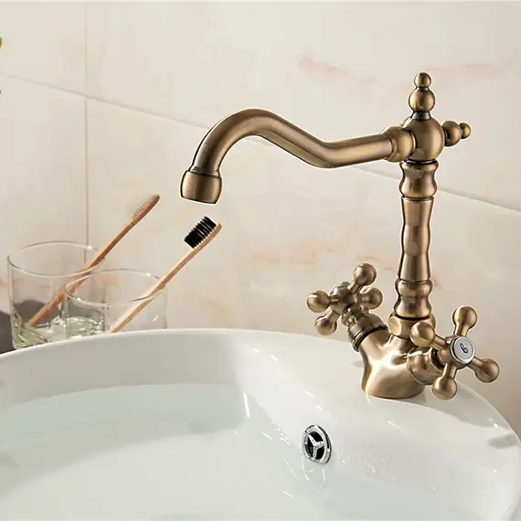 Смеситель для кухни Ledeme L4019C бронзовый, изображение 11