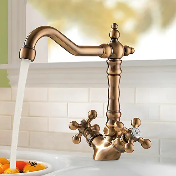 Смеситель для кухни Ledeme L4019C бронзовый, изображение 12