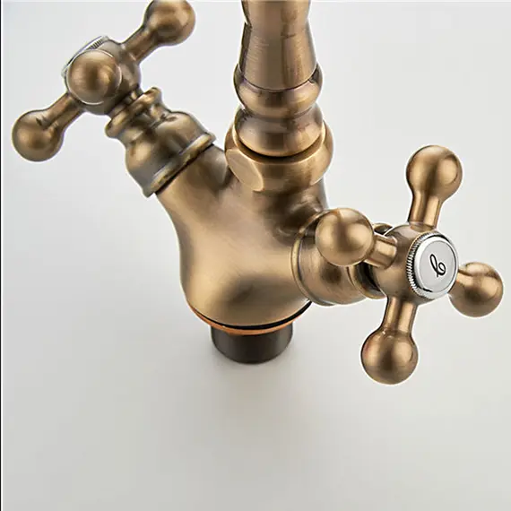 Смеситель для кухни Ledeme L4019C бронзовый, изображение 7