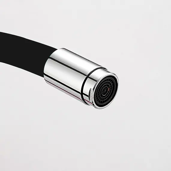 Смеситель для кухни с гибким изливом Ledeme L4022-2 хром, изображение 3