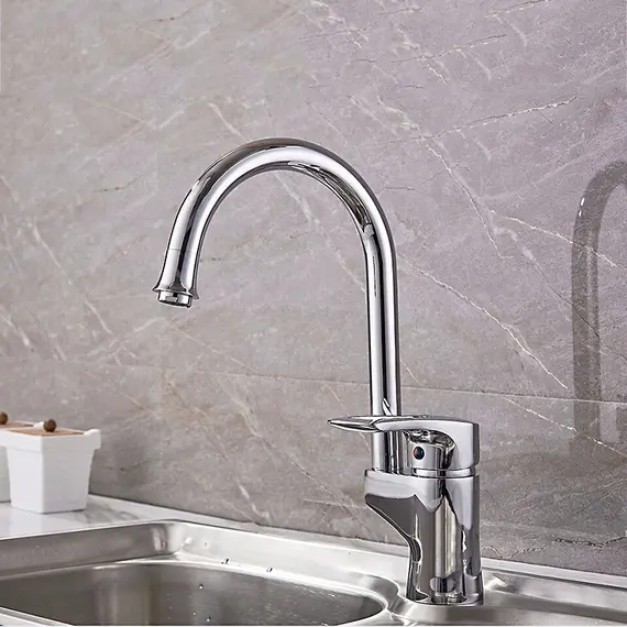 Смеситель для кухни Ledeme 7 L4025 хром, изображение 11