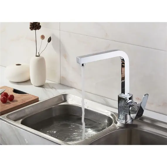 Смеситель для кухни Ledeme H30 L4030-2 хром, изображение 5