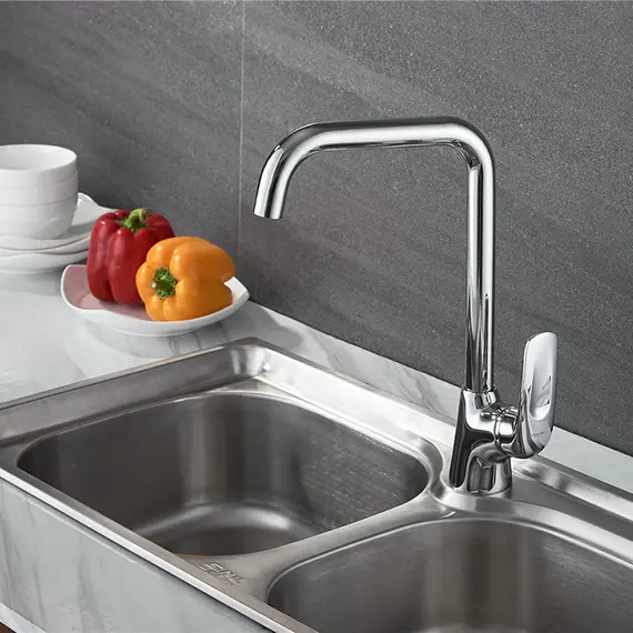 Смеситель для кухни Ledeme H48 L4048 хром, изображение 5