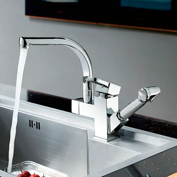 Смеситель для кухни Ledeme H55 L4055-4 хром, изображение 3