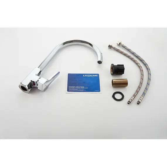 Смеситель для кухни Ledeme H59 L4059-2 хром, изображение 13