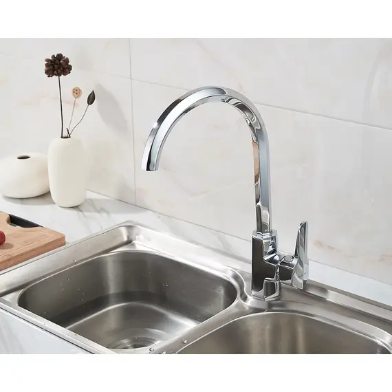 Смеситель для кухни Ledeme H59 L4059-2 хром, изображение 3