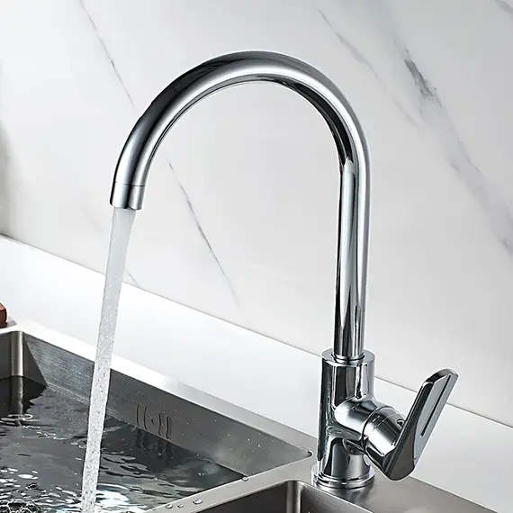 Смеситель для кухни Ledeme H66 L4066 хром, изображение 9