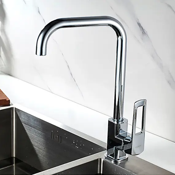 Смеситель для кухни Ledeme H67 L4067 хром, изображение 4