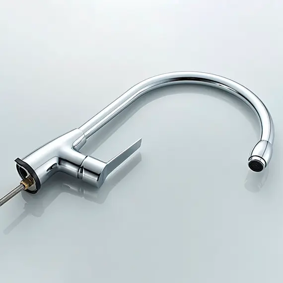 Смеситель для кухни Ledeme H69 L4069 хром, изображение 5