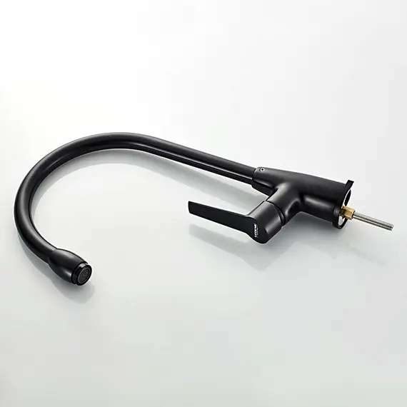 Смеситель для кухни Ledeme R L4069B черный, изображение 5