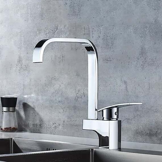 Смеситель для кухни Ledeme H70 L4070 хром, изображение 4