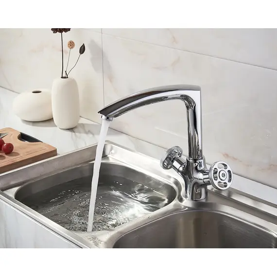 Смеситель для кухни Ledeme H89 L4089 хром, изображение 2