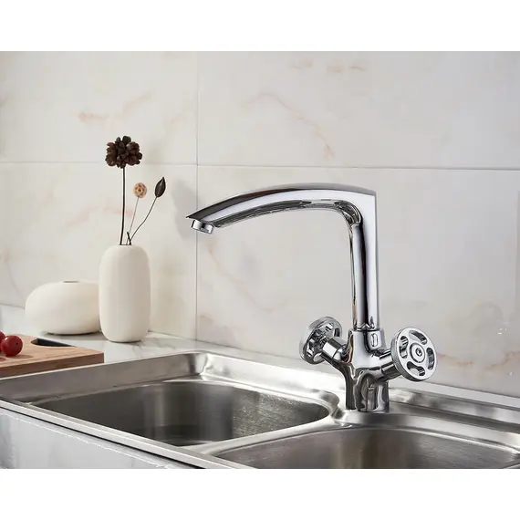 Смеситель для кухни Ledeme H89 L4089 хром, изображение 4