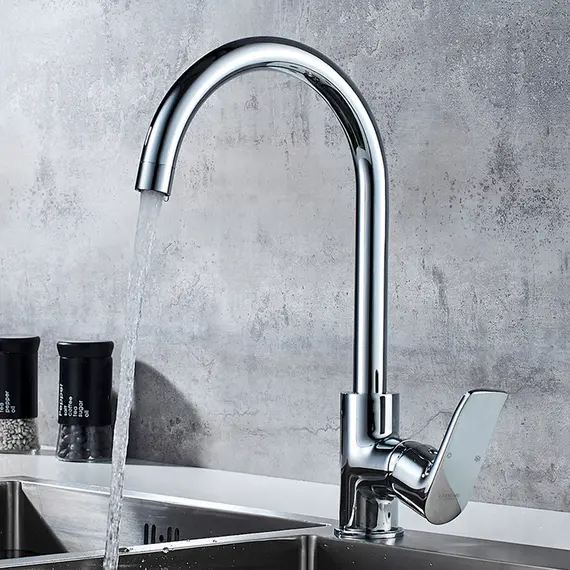 Смеситель для кухни Ledeme H34 L4134-2 хром, изображение 8