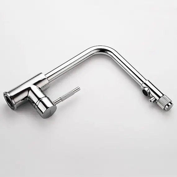 Смеситель для кухни со встроенным краном под фильтр питьевой воды Ledeme L4155-3 хром, изображение 3