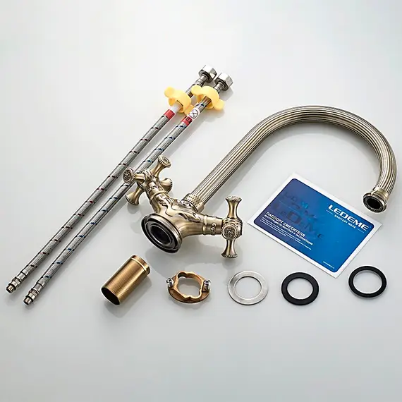 Смеситель для кухни Ledeme 7 L4191C бронзовый, изображение 9