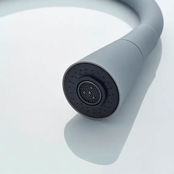 Смеситель для кухни с гибким изливом с душем Ledeme Rainbow L4199-9 хром, изображение 5