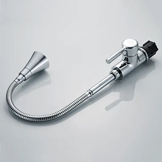 Смеситель для кухни с гибким изливом с душем Ledeme 7L4199 хром, изображение 5