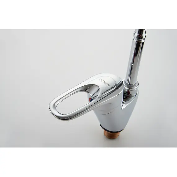 Смеситель для кухни с гибким изливом с душем Ledeme L4304 хром, изображение 13