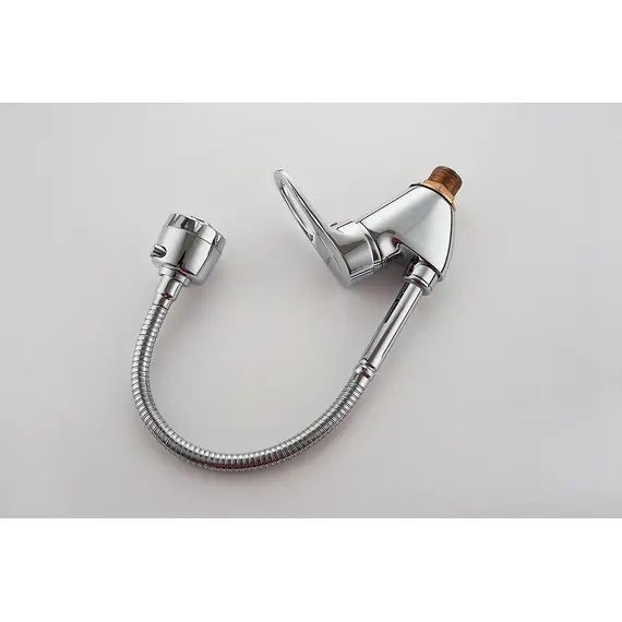 Смеситель для кухни с гибким изливом с душем Ledeme L4304 хром, изображение 9