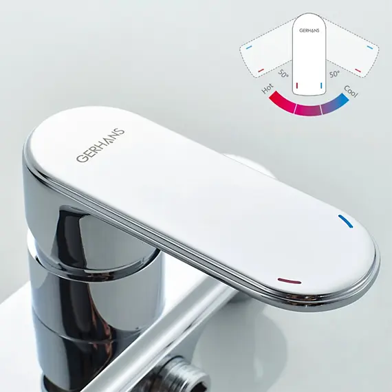 Смеситель для душа Gerhans K22 K12022 хром, изображение 5