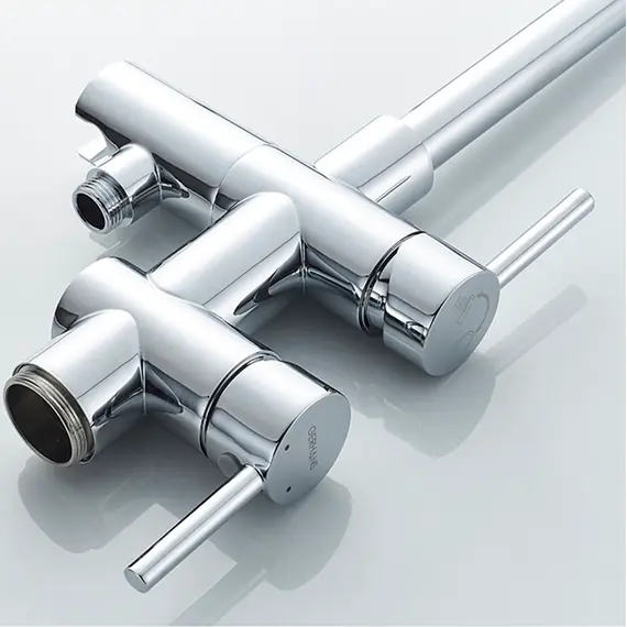 Напольный смеситель для ванны Gerhans K13219 хром, изображение 4