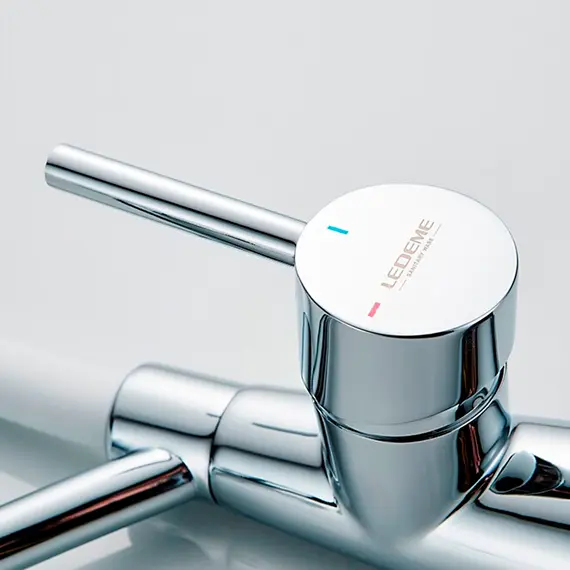 Смеситель для кухни с гибким изливом с душем Ledeme L4399-3 хром, изображение 6