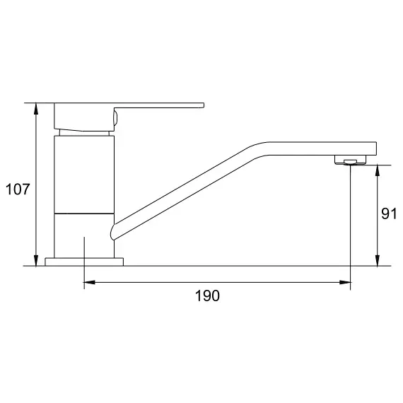 Смеситель для кухни Ledeme H33 L4533 хром, изображение 2