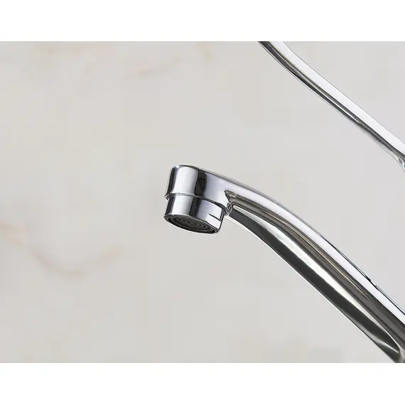 Локтевой смеситель для раковины Ledeme H79 L4579-2 хирургический хром, изображение 6