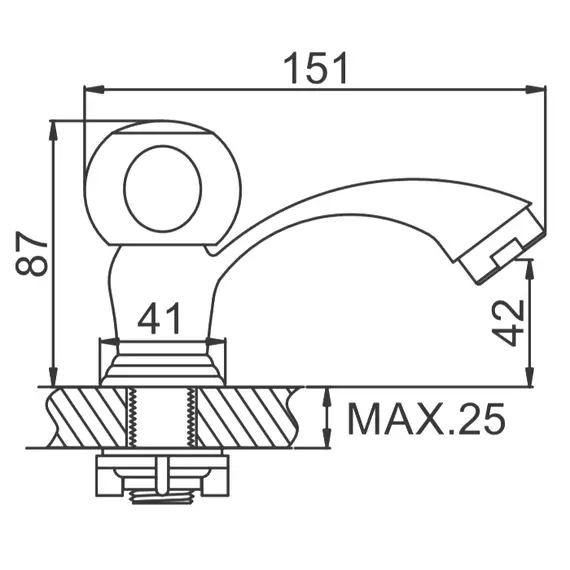 Смеситель для кухни Ledeme L4595 хром, изображение 2